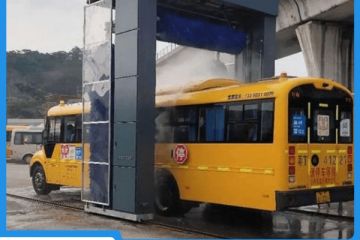 公交大巴車(chē)全自動(dòng)洗車(chē)機(jī)-3分鐘潔凈出行[隆茂鑫晟]