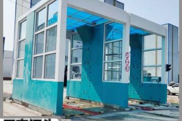 攪拌站洗車機(jī)-光控感應(yīng)24H不停機(jī)清洗[隆茂鑫晟]